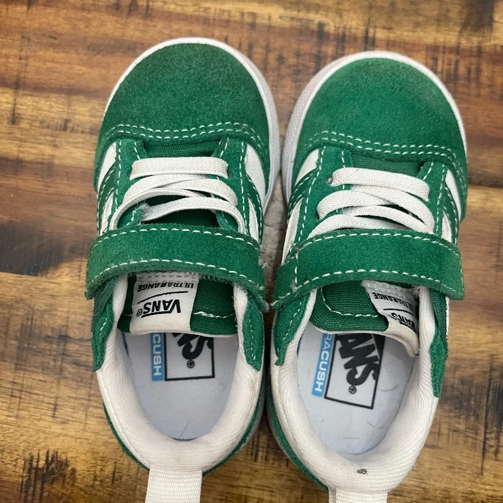 Vans Green Kids Shoes - Picture 6 of 7